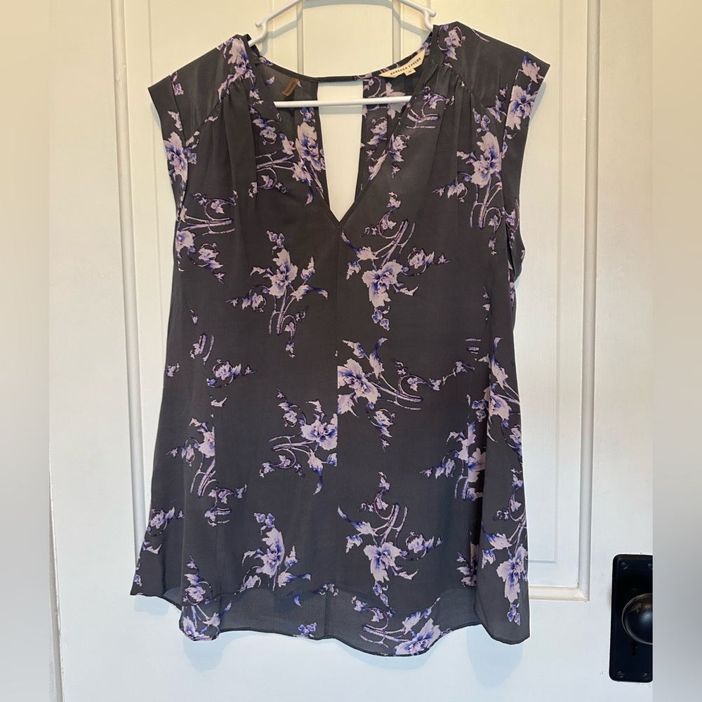 Rebecca Taylor Printed Silk Blouse
